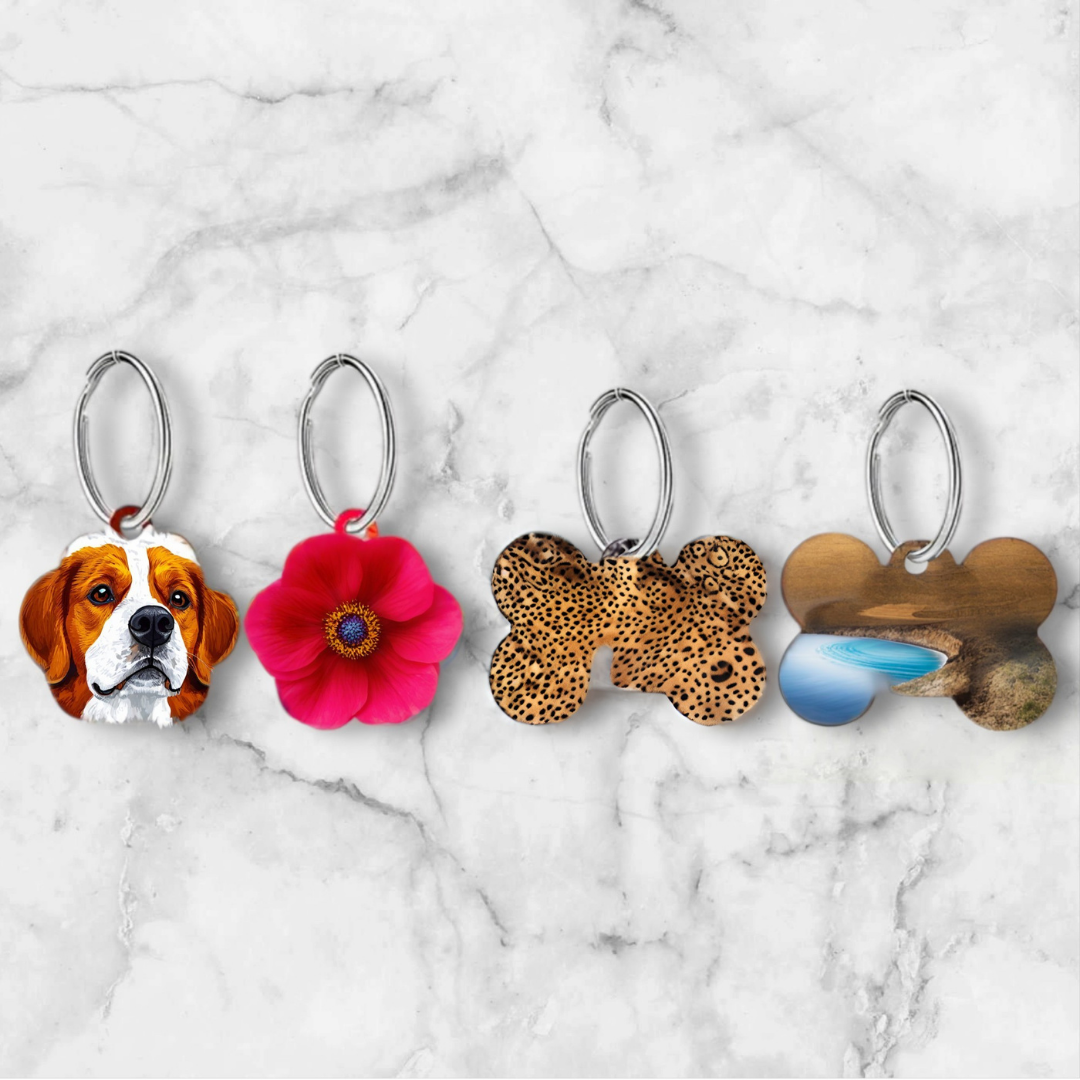 Custom Dog Tag with Key Ring