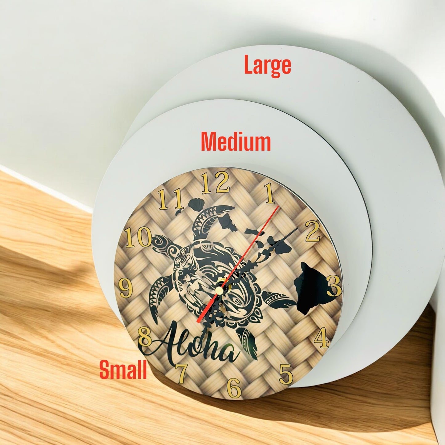 Custom Round Clocks